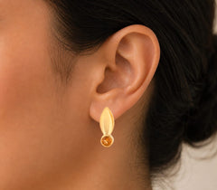 Golden Leaf Earrings