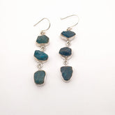 Rough Apatite Earrings