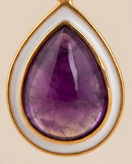 Violet Drop Earrings