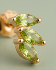 Cuddly Green Earrings