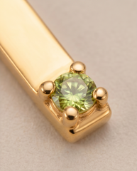 Peridot Bar Necklace