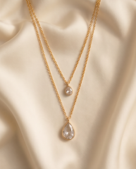 Aqua Mist Layered Necklace