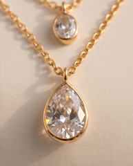 Aqua Mist Layered Necklace
