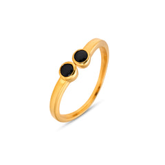 Black Duo Ring