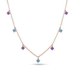 Enamel Charms Necklace