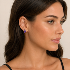Purple Tide Earrings