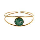 Green Aventurine 925 Silver Bracelet