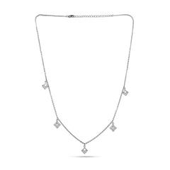 Kite Charm Silver Necklace
