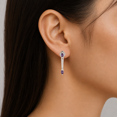 Violet Mist Earrings