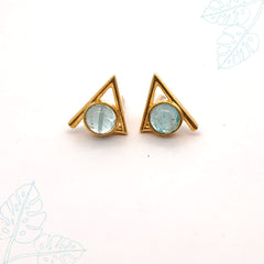 Round Appitite lite Silver Earrings