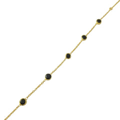 Black Spinel Stone Bracelet