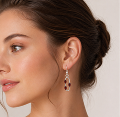 Crimson Flame Earrings