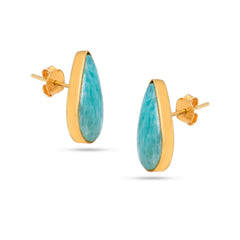 Teal Stud Earrings