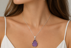Lilac Leaf Necklace