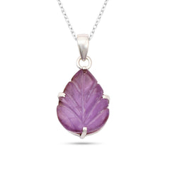 Lilac Leaf Necklace