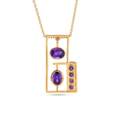 Parallel Glow Pendant Necklace