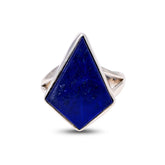 Bold Blue Lapis Ring in 925 Silver