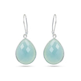 Blue Mist Drop Earrings