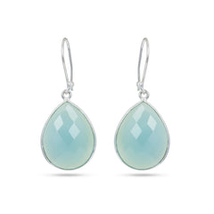 Blue Mist Drop Earrings