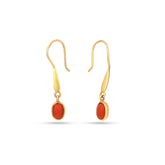 Peach Coral Earrings