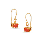 Scarlet Coral Earrings