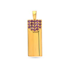 Everyday Amethyst Pendant in 925 Sterling Silver