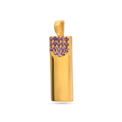 Everyday Amethyst Pendant in 925 Sterling Silver
