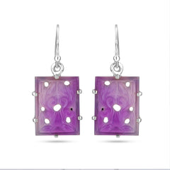 Violet Bloom Earrings