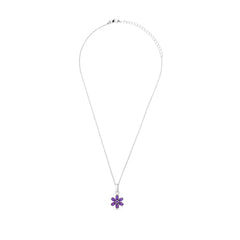 Bloom Amethyst Flower Necklace