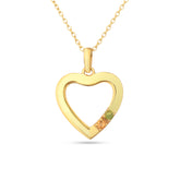 Evergreen Sunshine Heart Necklace