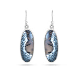 Grey Fern Earrings