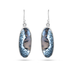 Grey Fern Earrings