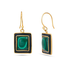 Earthy Green Earrings