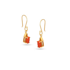 Aura Coral Earrings