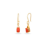Aura Coral Earrings