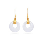 White Quartz 925 Silver Earrings
