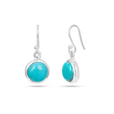 Ocean Blue Turquoise Earrings