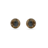 Mystic Silver Stud Earrings
