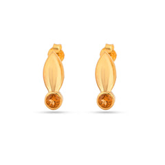 Golden Leaf Earrings