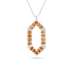 Sunshine Hexagon Necklace