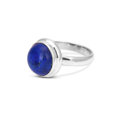 Lapis Lazuli Statement Ring in Sterling Silver