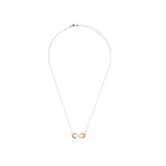Dainty Citrine Infinity Necklace in 925 Silver
