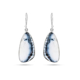 White Fern Earrings