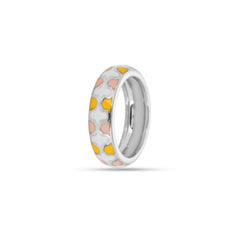 Enamel 925 Silver Ring