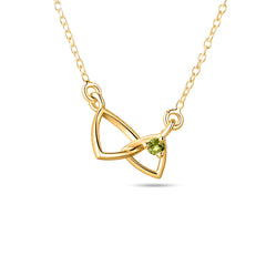 Peridot Tangle Necklace