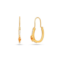 Golden Hoop Earrings