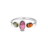 Spectrum Grace Tourmaline Ring in 925 Silver