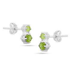 Spring Green Peridot Earrings