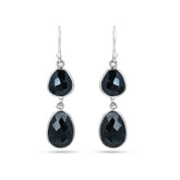 Midnight Double Drop Earrings