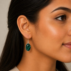 Green Radiance Earrings